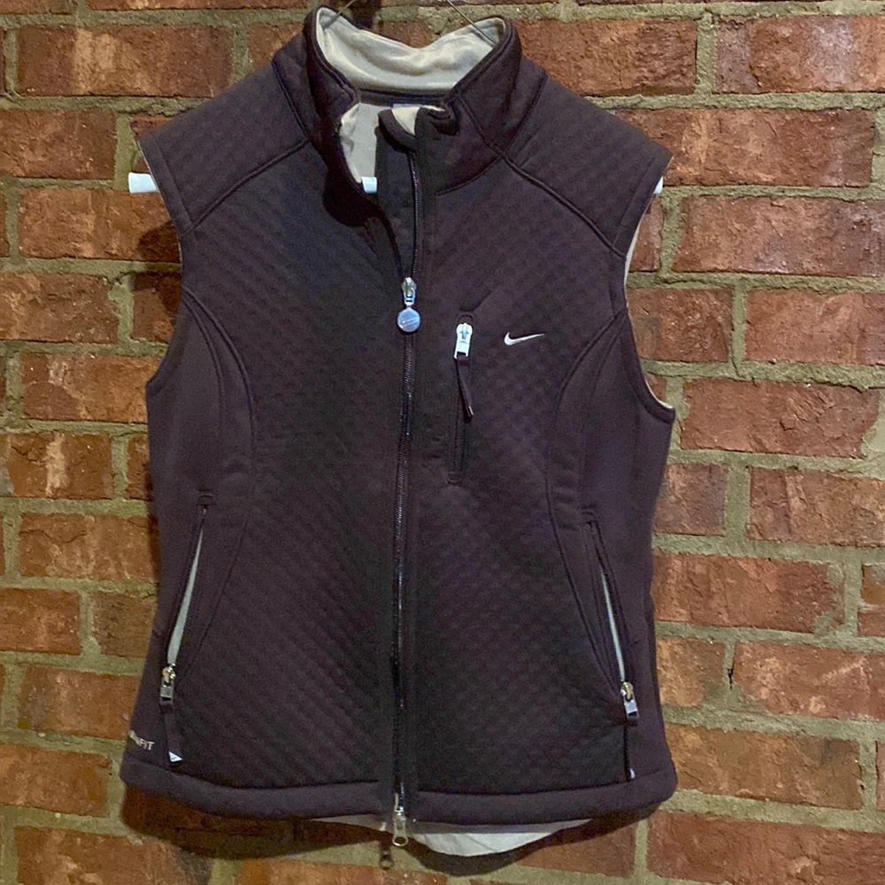 Nike Fit Therma Quilted Running Vest - Size S (4-6)